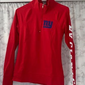 PINK New York Giants Half-Zip